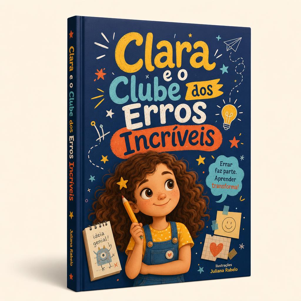 Capa do ebook Clara e o Clube dos Erros Incríveis